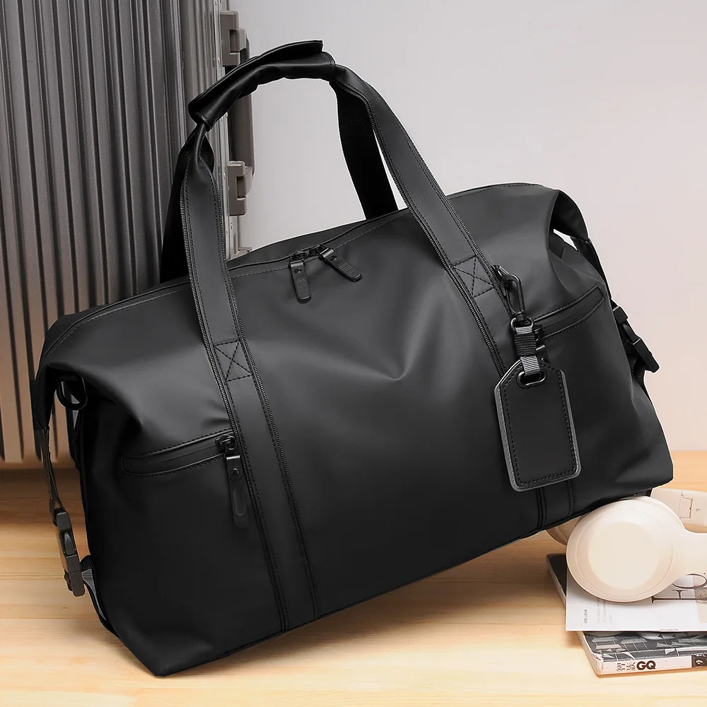 

Business Travel Crossbody Bag for Men,Waterproof Handbag with Dry Wet Separation,Gym Commuter Shoulder Bag for Laptop