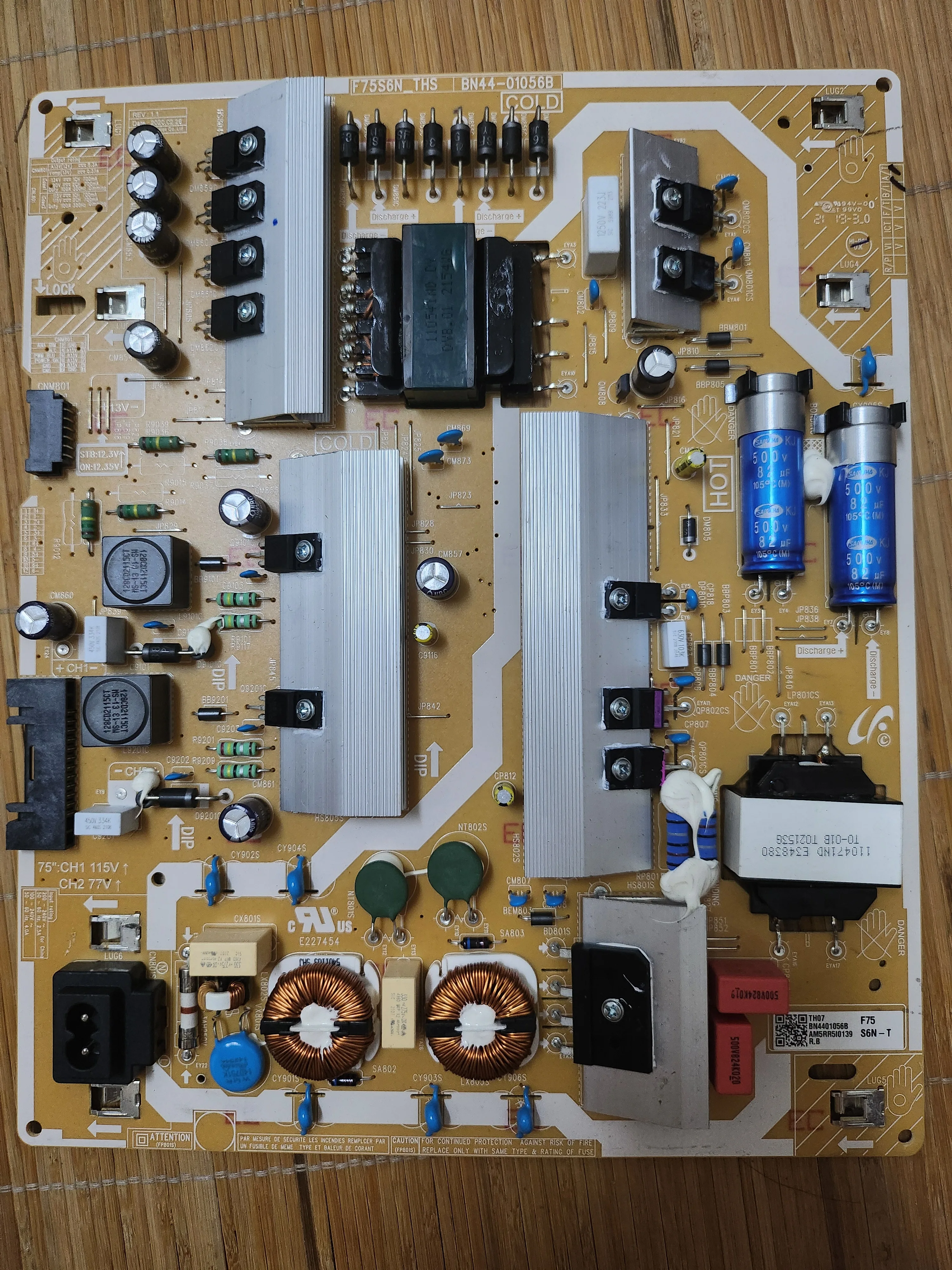 BN44-01056B Плата питания для UA75TU8800J UA75TU8800JXXZ L75S6N-THS