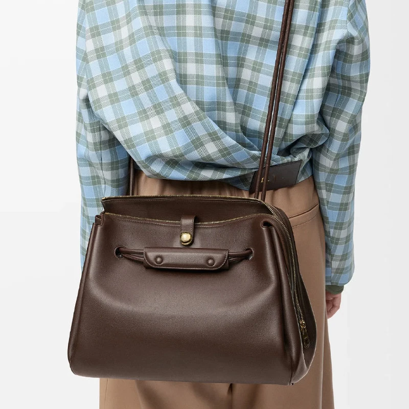

Luxury Crossbody Shoulder Bag,Large Capacity Soft Leather Women Tote Bag,Solid Color Commuting Everyday Sling Bag,Black Handbag
