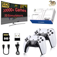M15 4K TV Game Stick Video Game Console Built-in 30000 Games Retro Handheld Game Player M8 Pro For GBA/MAME/SFC/Arcade Game