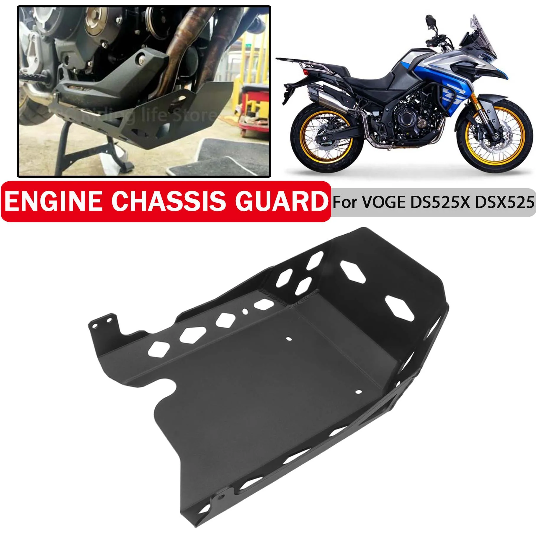 

Engine Chassis Guard Protection Cover For VOGE DSX525 DS525X 525 DSX 525 DS 525 DS525 X 525X 525DSX Baffle Skid Plate Bash Frame