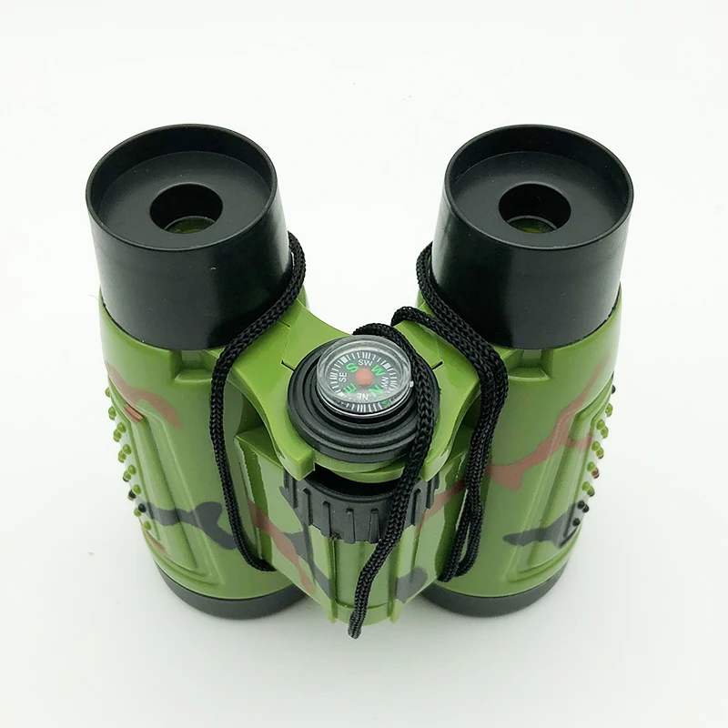 3Pcs 6x30 Binoculars Telescope For Children Portable Camouflage Mountaineering and Natural Scenery Field Survival Telescope Toy