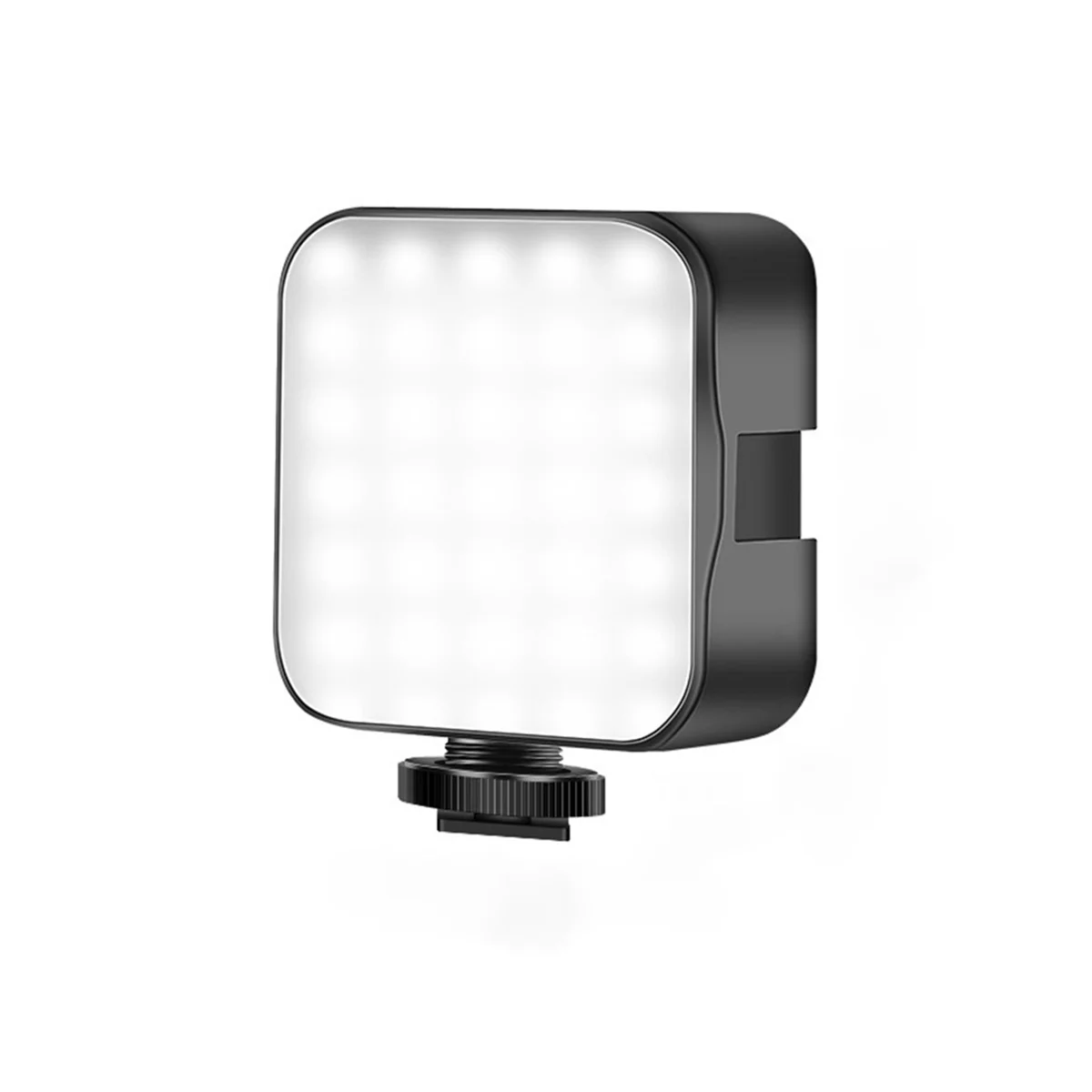 Mini LED Video Light Photography 2W Dimmable 6500K Fill Panel Lamp for Camera Smartphone Laptop