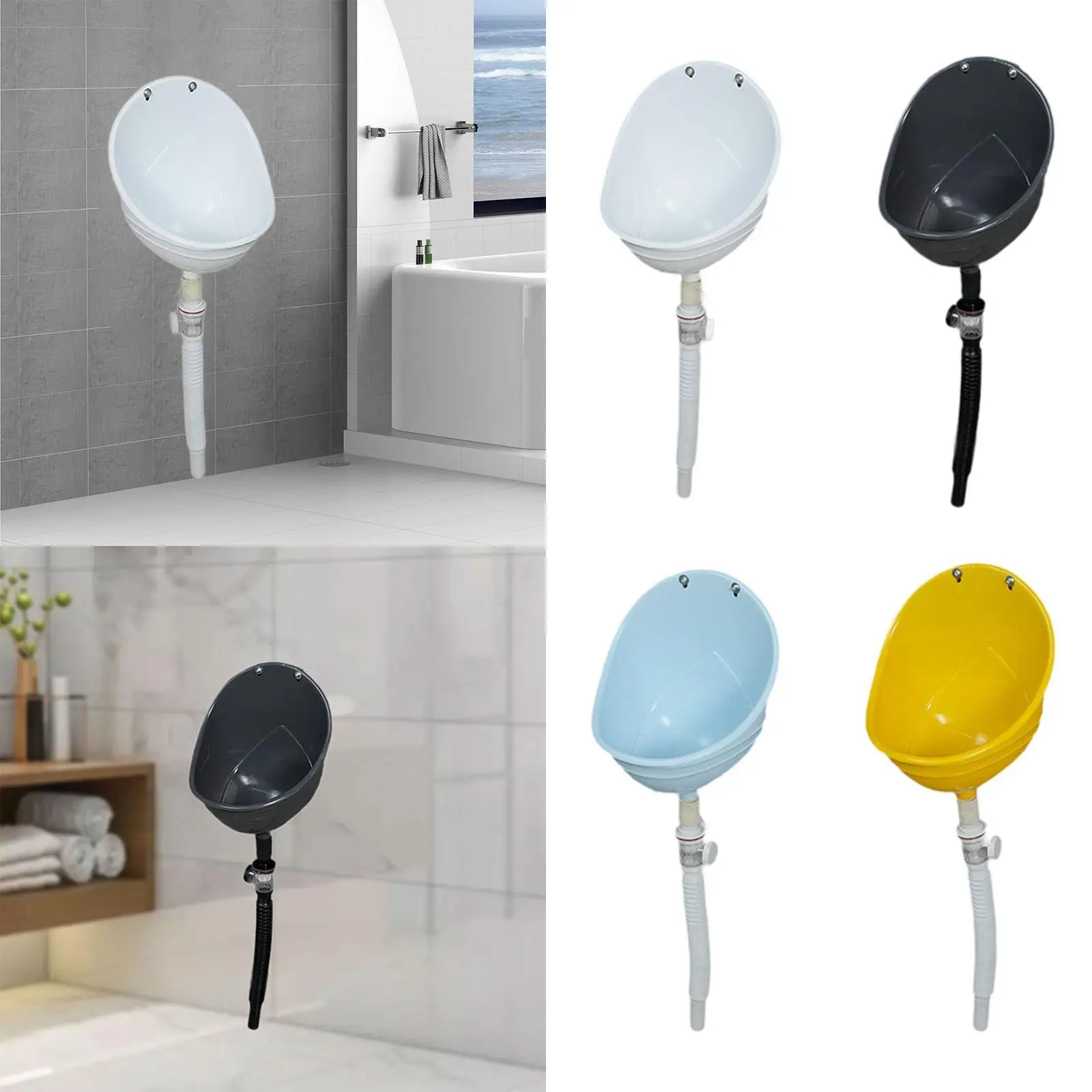 Wall Mount Urinal Outdoor High Efficiency Pee Training Children Potty Toilet