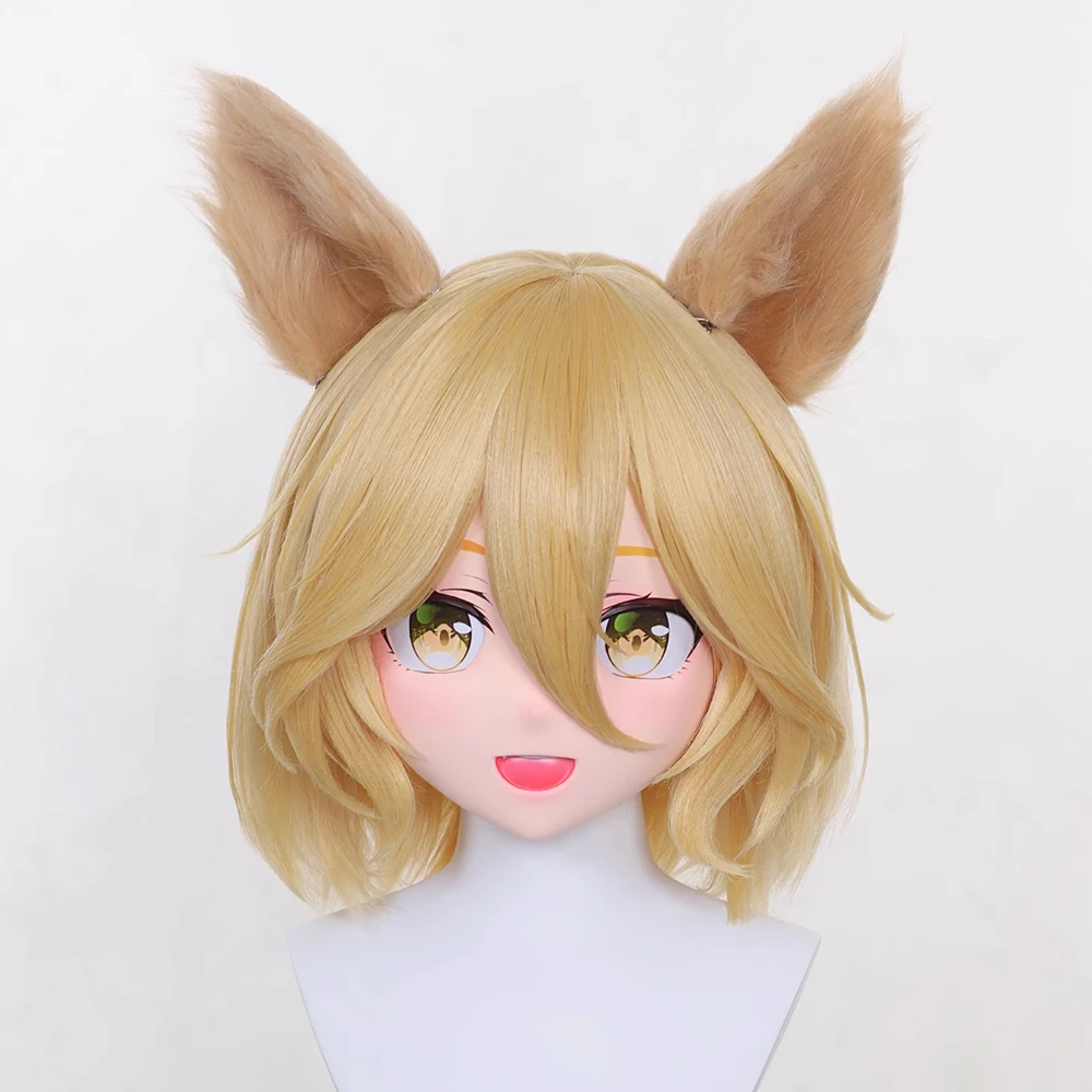 

(MEO0356) Customize Handmade Full Head Lockable Crossdress Male to Female Japanese Cartoon Anime Game Character Kigurumi Mask