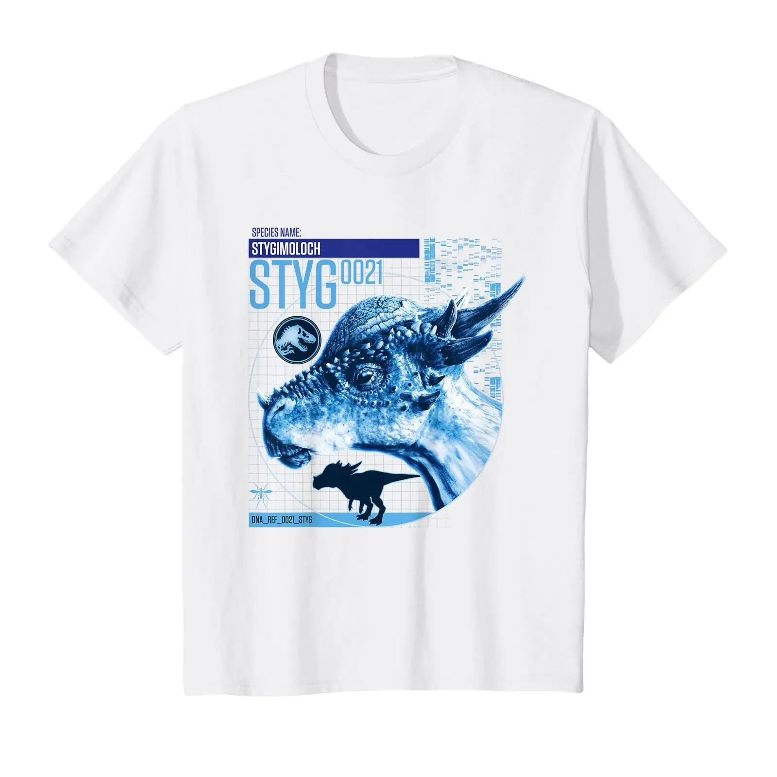 Jurassic World Fallen Kingdom Stygimoloch Species T Shirt vintage Washed Breathable Soft Stylish fashion Casual Slightly