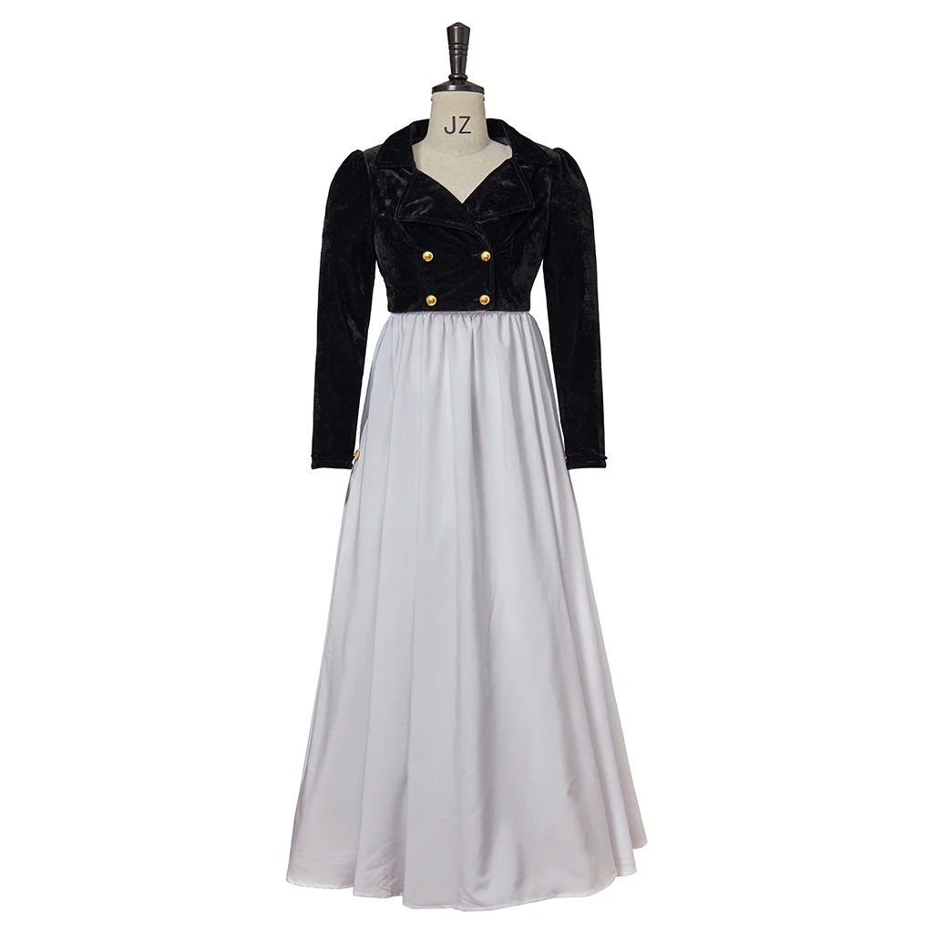 Chaqueta Vintage de terciopelo negro para mujer, traje victoriano de Jane Austen, abrigo de Regencia, Top corto de la era de los años 1800