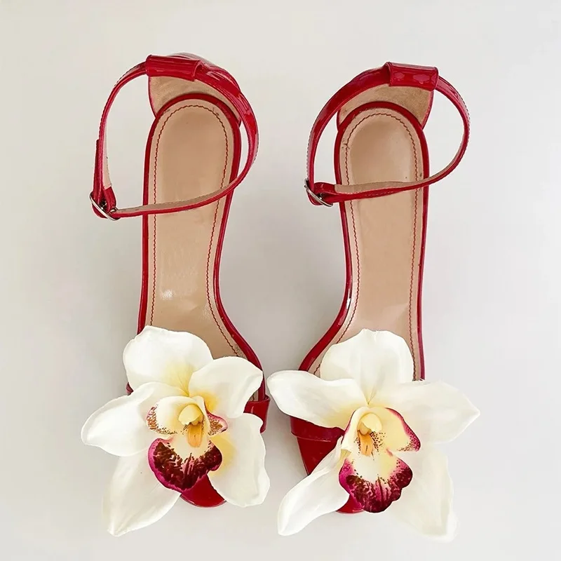 

Туфли на высоком каблуке Thai Niche Flower для женщин: элегантные, роскошные, для подиума, вечеринок, банкетов, нарядные туфли Zapatillas De Mujer Elegantes