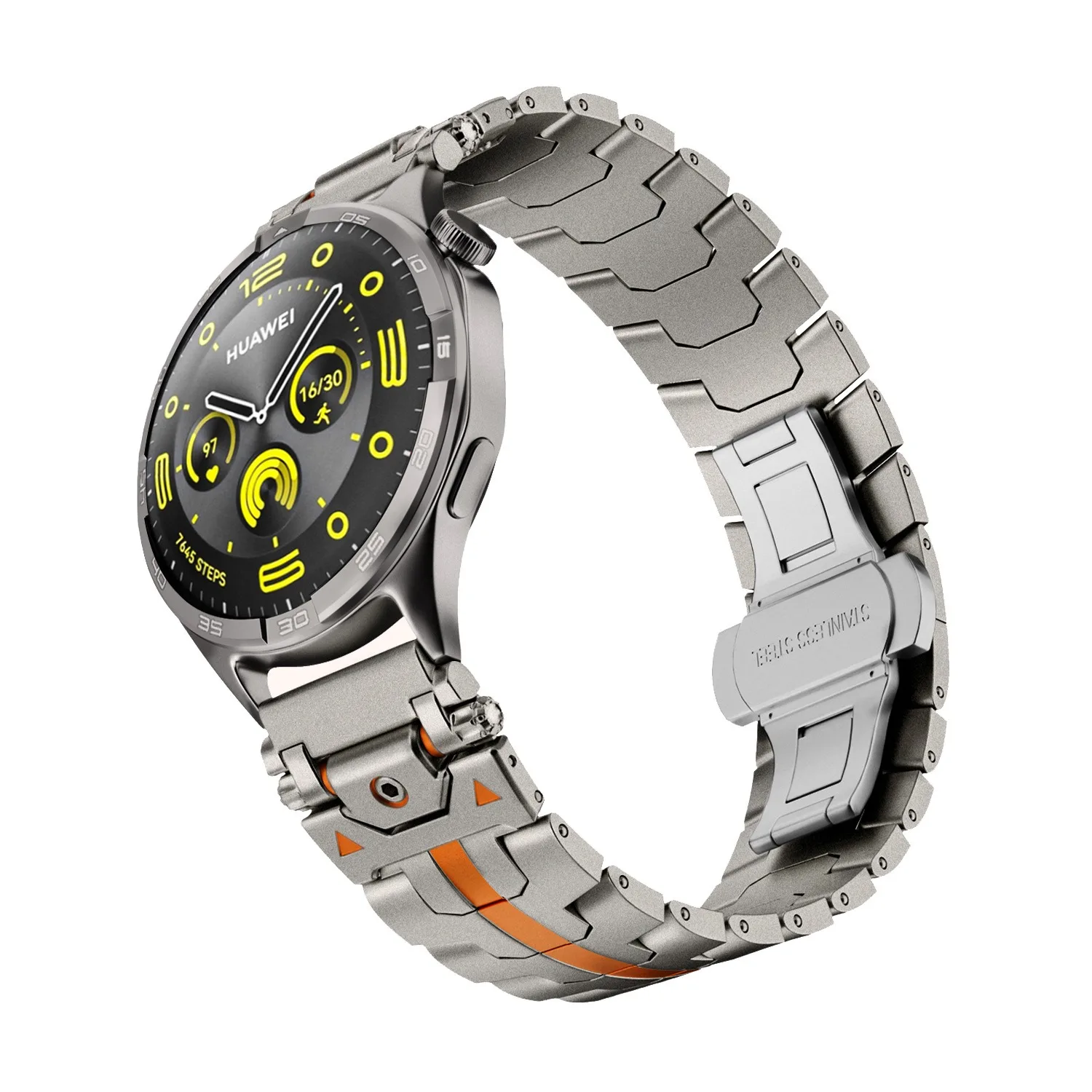 20mm 22mm Luxury Stainless Steel Bracelet For Huawei Watch GT5/GT 4 46mm Strap For Samsung Galaxy 7/6/5 40mm 44mm 6 Classic Band