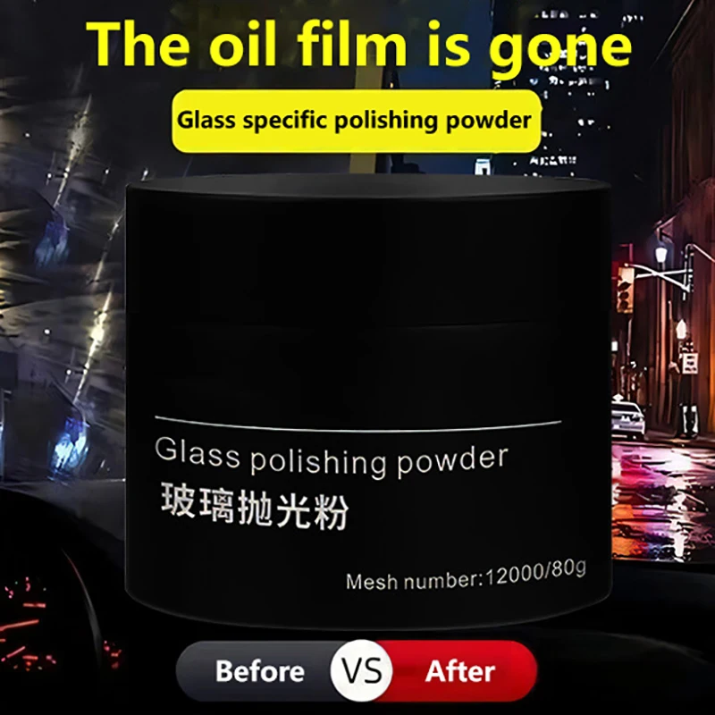 Car Window Polishing Mirrors Powder 80g Glass Polish Cerium Oxide Powder Glass Remove Composite Rare Repair Tool