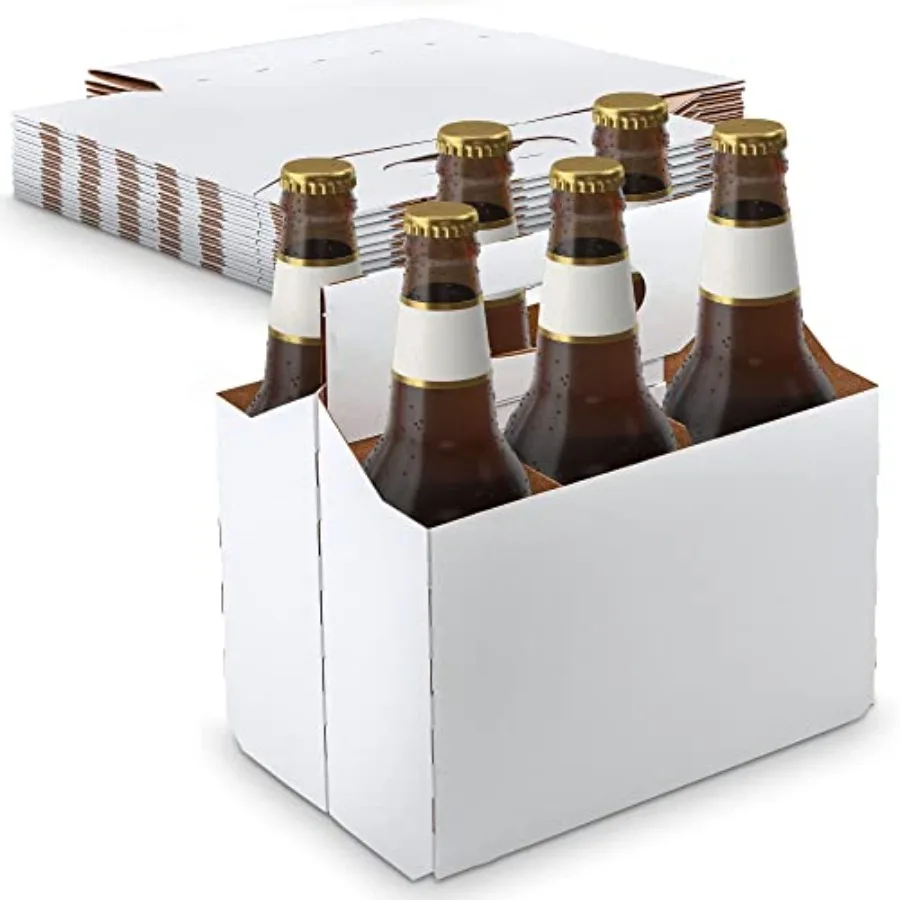

Cardboard Pack Carrier 12 oz. - Beer Holder Pack of - Made in USA