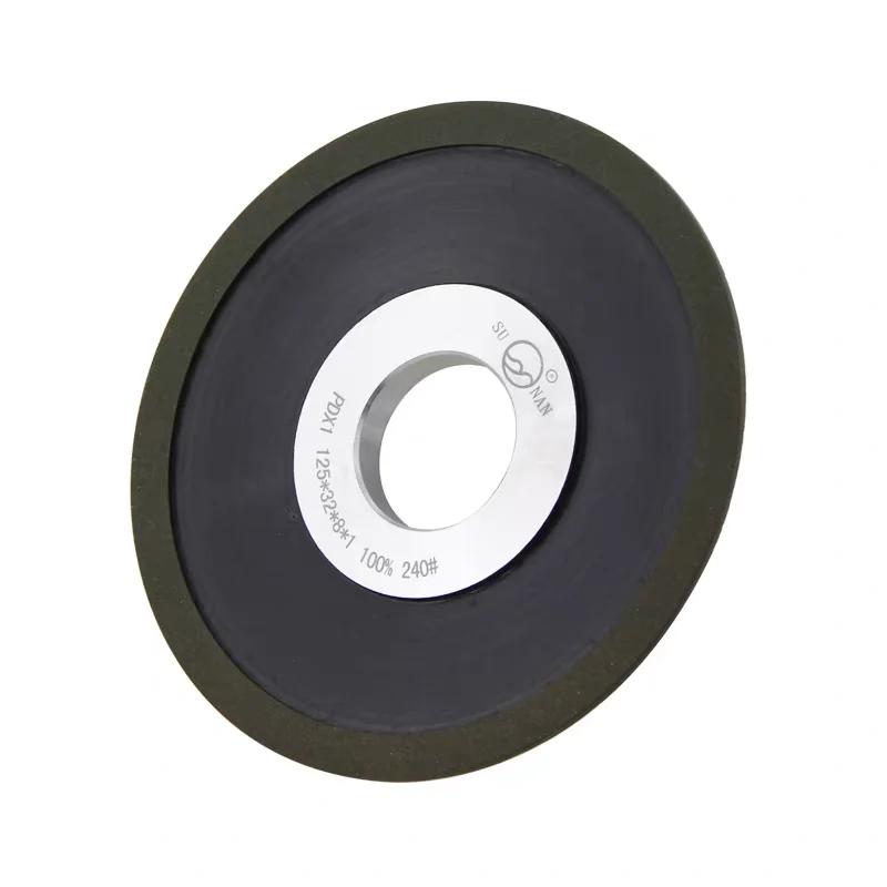 125mm 150mm Diamond Grinding Wheel, Saw Blade Grinding Tool, Tungsten Steel Alloy, Ultra-Thin Angled Grinding Wheel, Green