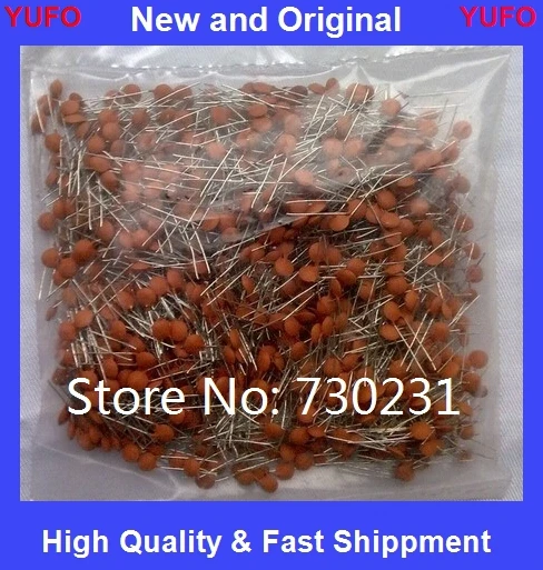 

Free Shipping 1000PCS Ceramic Disc Capacitors 50V 100nF 0.1uF 104pF