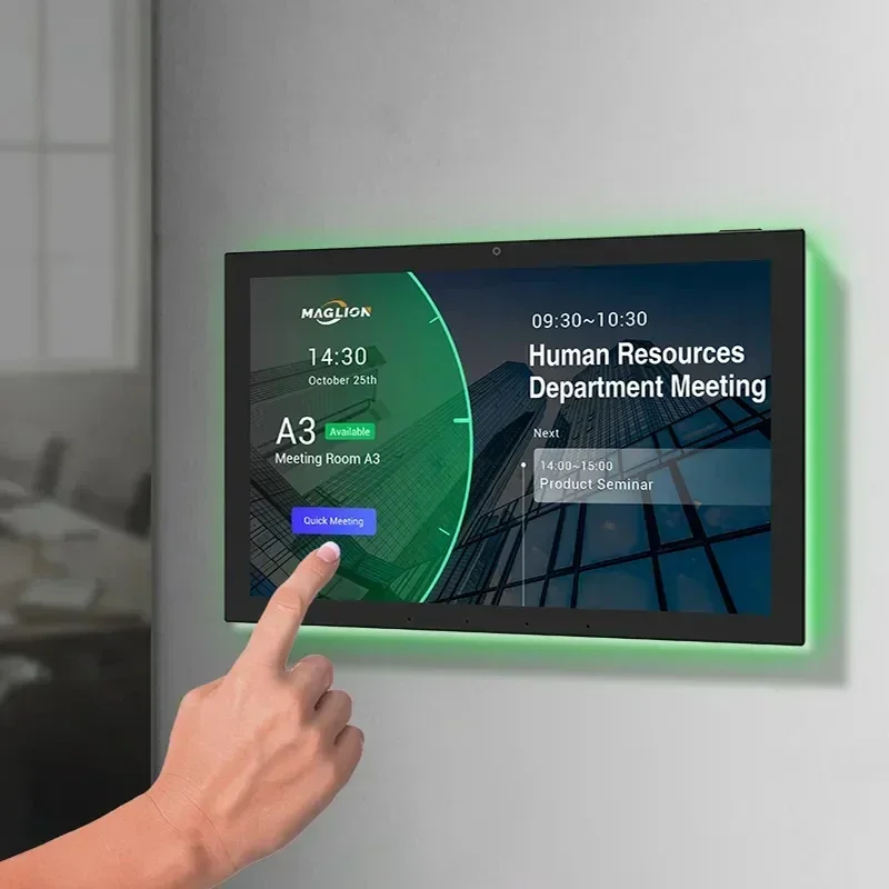 Smart Home Matter Thread Wifi 10.1/15.6 Inch Wall Mounting Display Relay Rs232 Rj45 Automation Device Control Tablet Panel