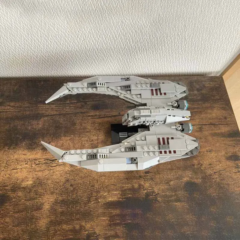 314 جزيئات MOC الفيلم والتلفزيون الشهير Cylon Raider نموذج سفينة الفضاء تجميع اللبنات لعبة هدية عيد ميلاد للأطفال #3