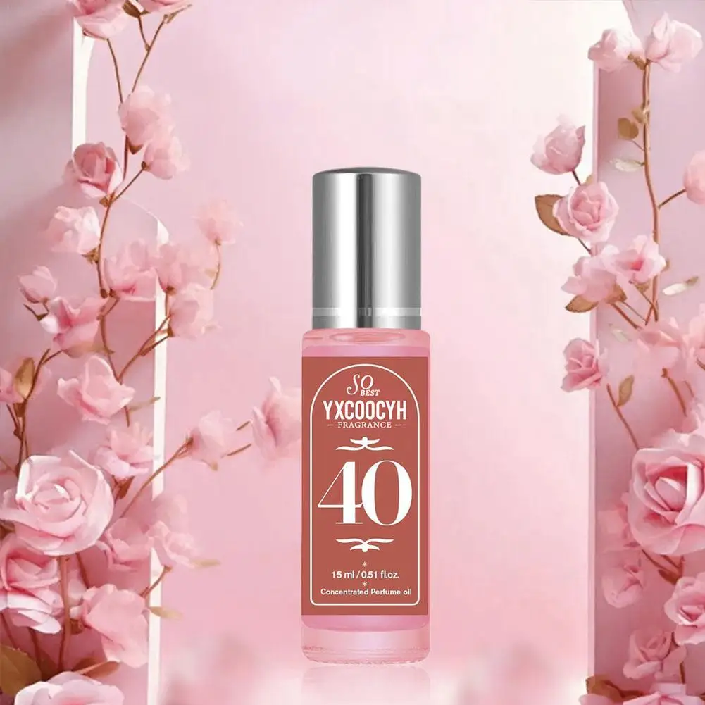 Brume corporelle de parfum en boule de 15ml avec huiles essentielles, Spray de parfum longue durée pour cheveux et peau, parfum corporel pour femmes