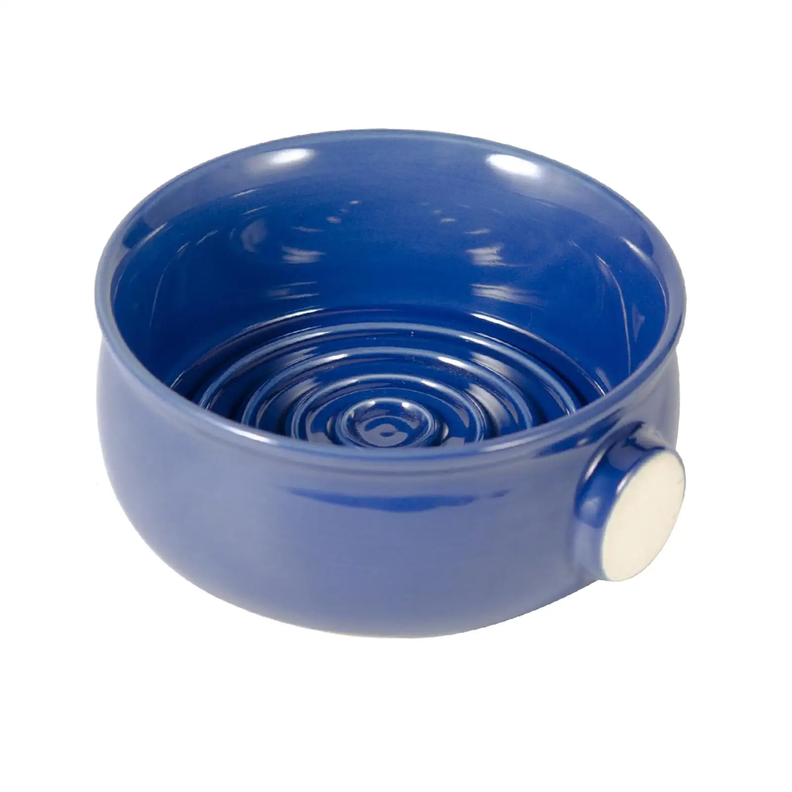 Ciotola da barba in ceramica, tazza da barba tazza per crema da barba a bocca larga per pennello da uomo, rasatura ravvicinata, diametro 12 cm