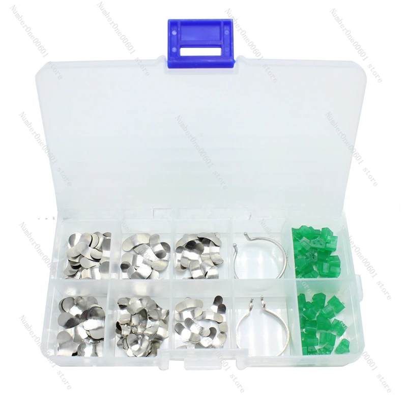 

Dental Douban Matrix Holders Suit 100 Pieces Douban Matrix Holders 40 Green Triangle Suit Dental Orthodontic