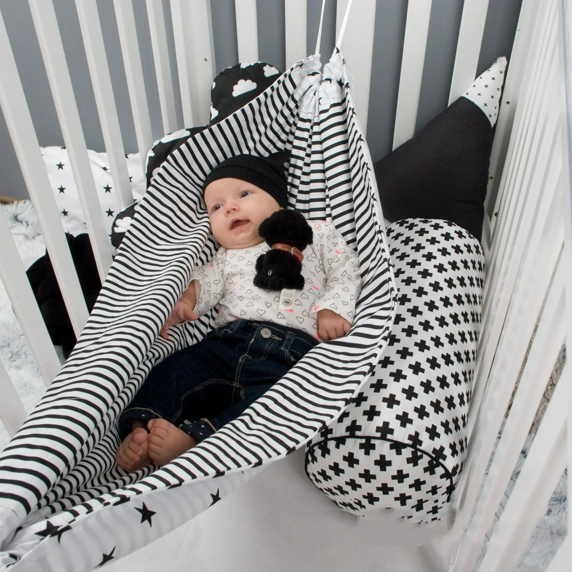 2025 Hot Selling Baby Hammocks European and American Home Removable Portable Bed Kit Baby hammock, baby cradle bed, baby bedding