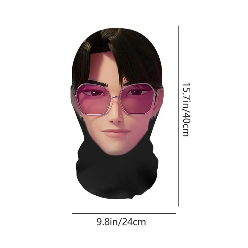 팝 몬스터 헌더 3D 프린트 탄성 메쉬 풀 페이스 마스크 남성 여성 코스프레 헤드웨어 힙합 걸 그룹 패션