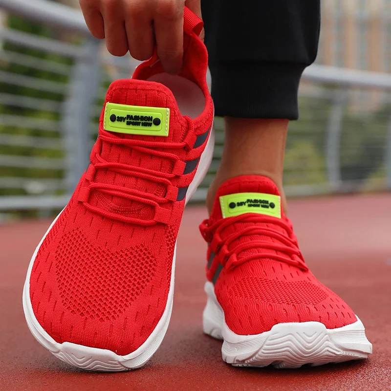 Herren Freizeitschuhe Modische und Atmungsaktive Mesh-Flachschuhe 2026 Vulkanisierte Turnschuhe für Outdoor-Laufen und -Gehen – Detail 16
