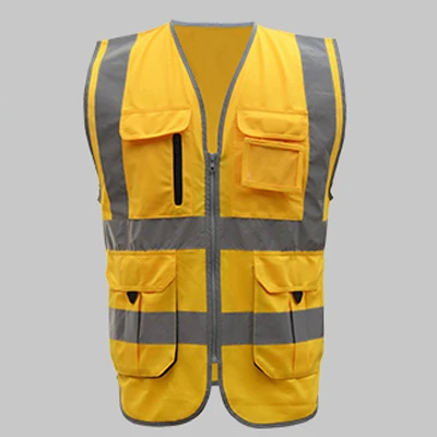 SFvest  High visibility Construction work uniforms safety reflective vest safety vest company  logo printing