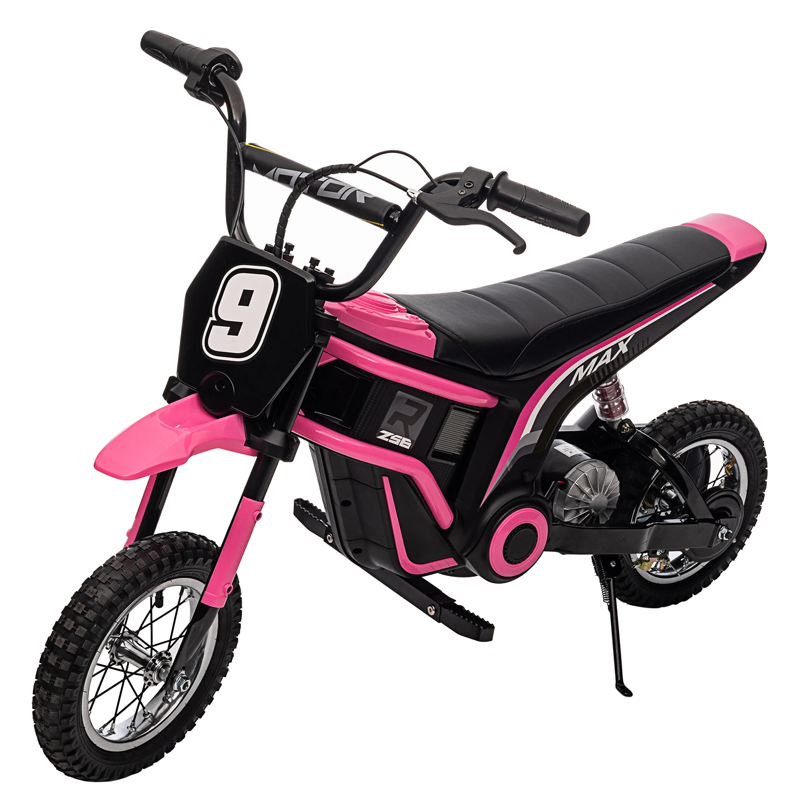 Elektrische crossmotor voor kinderen van 8-12 jaar, 24V 350W elektrische motorfiets - tot 14,29 MPH, 2 snelheden, kinderrit op crossmotor, 135 lbs