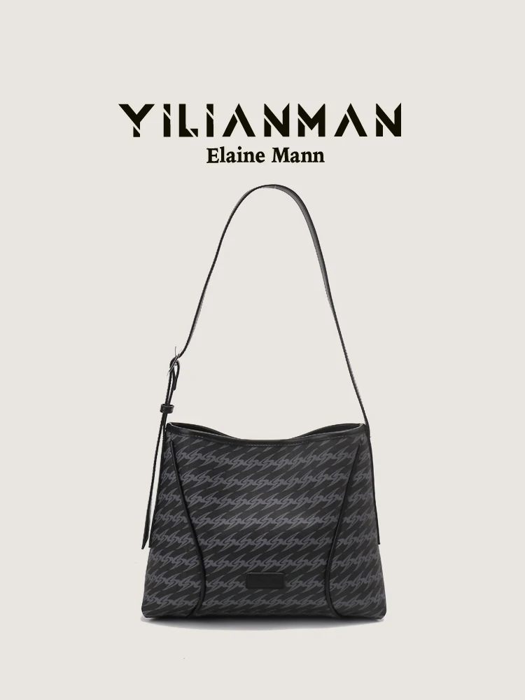 Elegant Black Truffle Tote Bag Women's Crossbody Shoulder Bag Original Design Casual Fashion Soft Leather Handbag