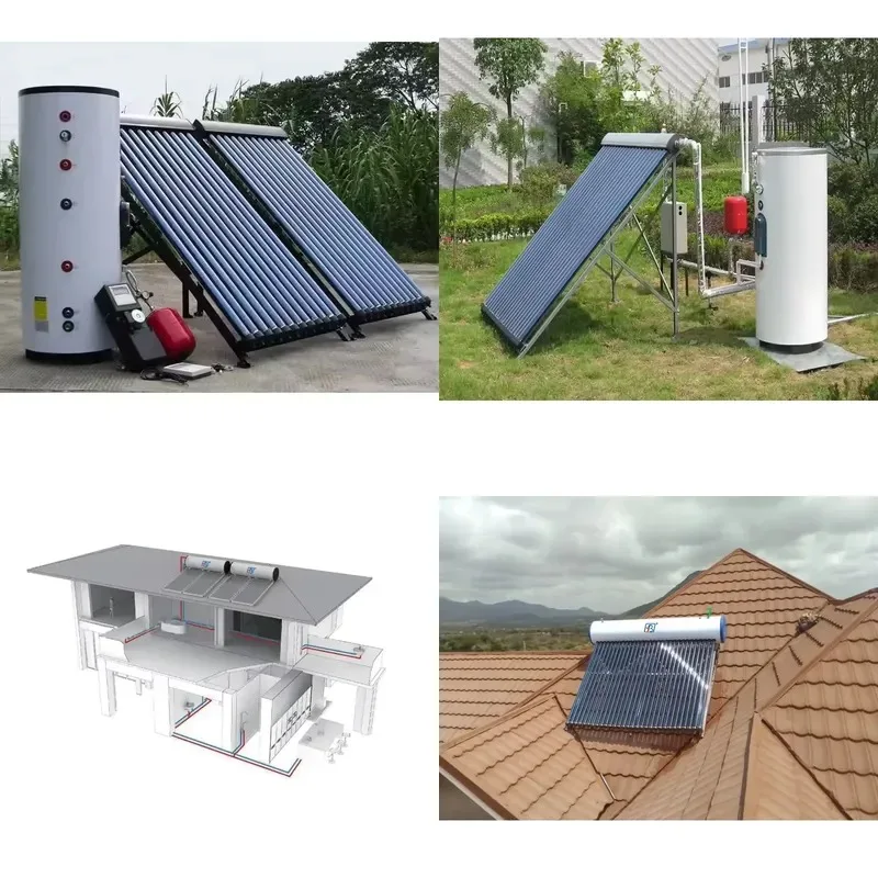 High Quality Household Solar Water Heater Flat Vacuum Tube System