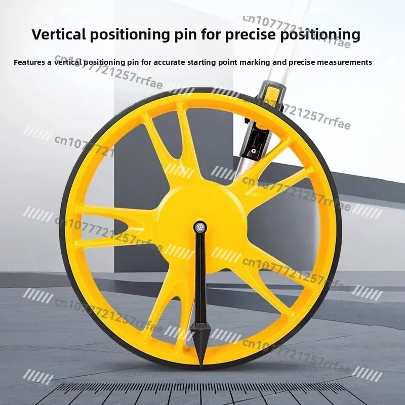 Wheel rangefinder Hand-pushed mechanical ranging digital display High-precision outdoor measuring ruler Measuring ground