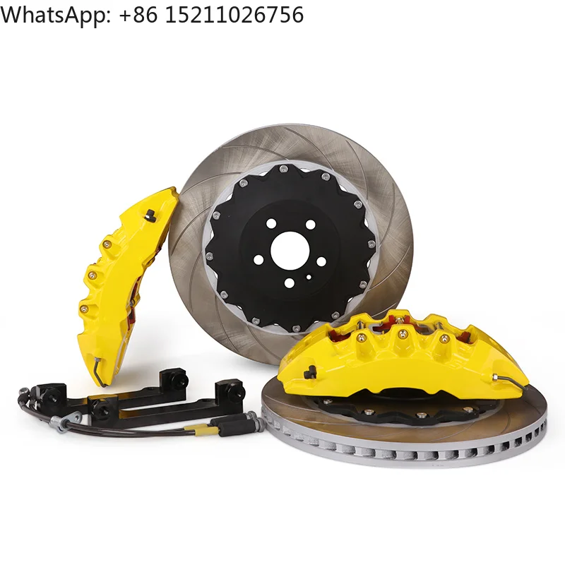 Modified Auto Brake Systems Racing 8 Pistons Brake Calipers Front 8 Pot 19 20 Inch Rim 405MM Big Brake Kit for Corvette C6 C8 C7