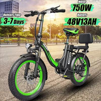 Hidoes C1 Folding Electric Bike 750W Powerful Motor 48V13AH Waterproof Lithium Battery E-Bike Adult City 20 Inch Tire E- Bicycle