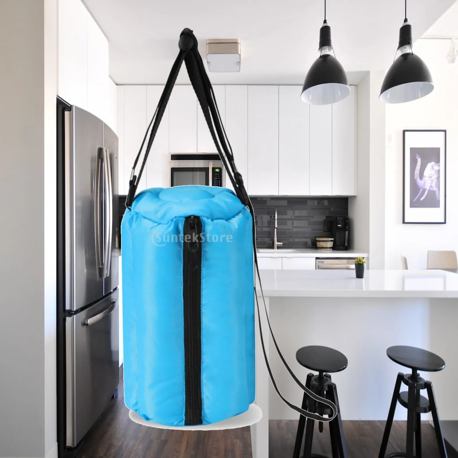 Adjustable Shoulder Strap Thermal Beverage Carrier Insulated Bottle Holder Oxford Cloth Sleeve for Sports Workout