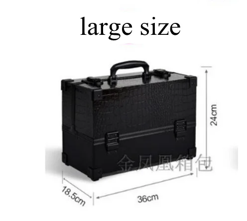 Women Multilayer Cosmetic Bag Makeup Suitcase Cosmetic Tattoos Nail Art Tool Suitcase Make Up Organizer Box Beauty Salon Case