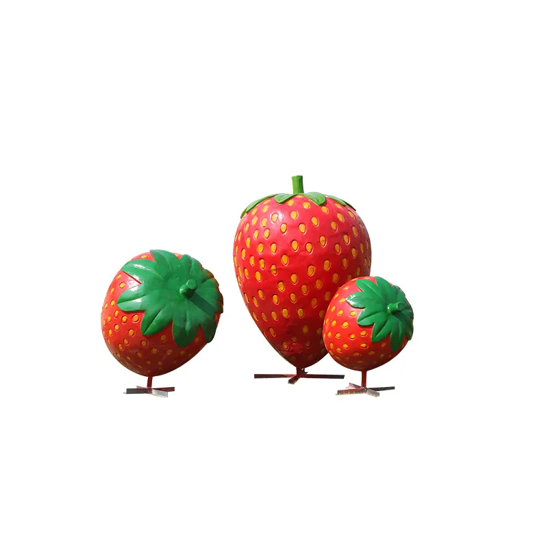 Outdoor FRP Fruit Sculpture Garden Landscape Farm Picking Garden Decoration Beauty Chen