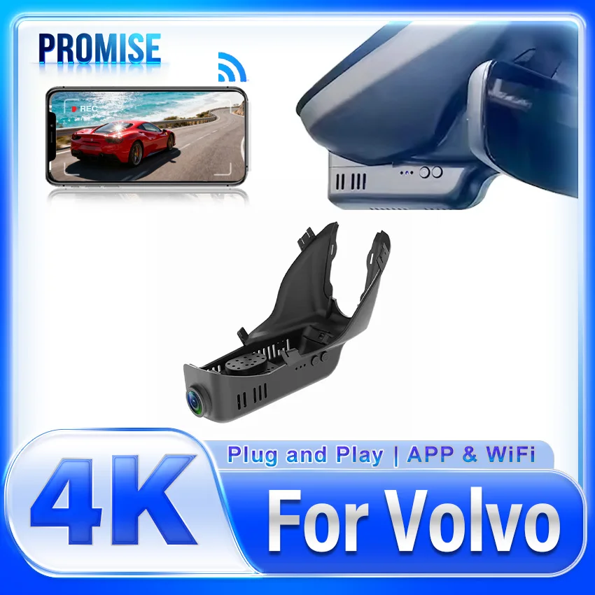 

Для Volvo XC60 2012-2017 передняя и задняя видеорегистратор 4K для автомобильной камеры, видеорегистратор, WIFI, автомобильный видеорегистратор, записывающие устройства