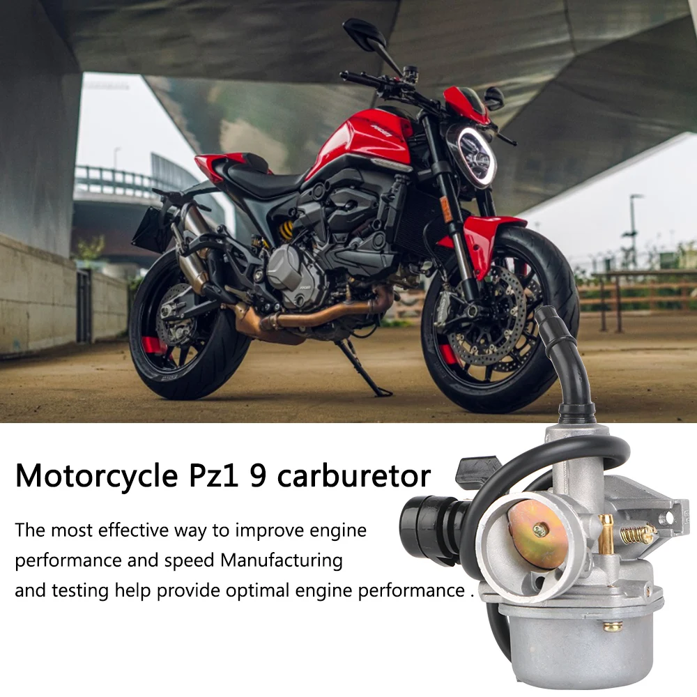 

PZ19 Motorcycle Carburetor For 50CC 70CC 90CC 110CC ATV Beach Engine 19mm Carburetor Motorbike Carb High Performance Accessories