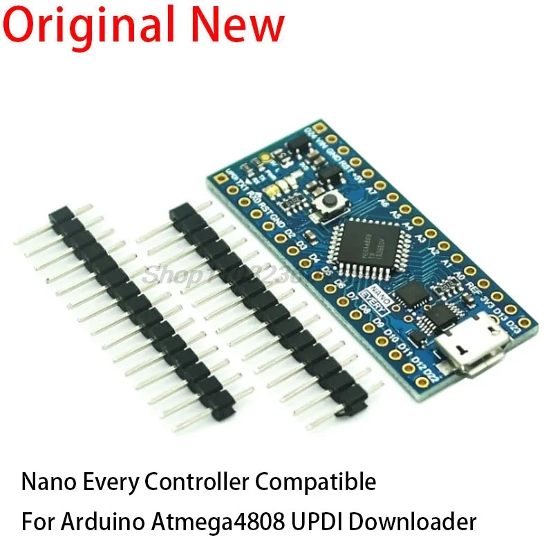 New arrival Thinary Nano controller compatible for Arduino Nano Every Atmega4808 Upgraded Atmega328 CH340 UPDI Downloader