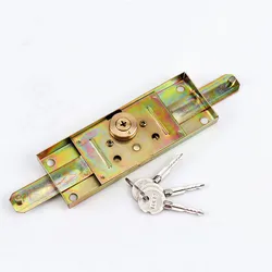 Universal Rolling Shutter Door Anti-theft Door Lock Middle Or Bottom Household Safety Belt Key Solid Square Tongue Internal Lock