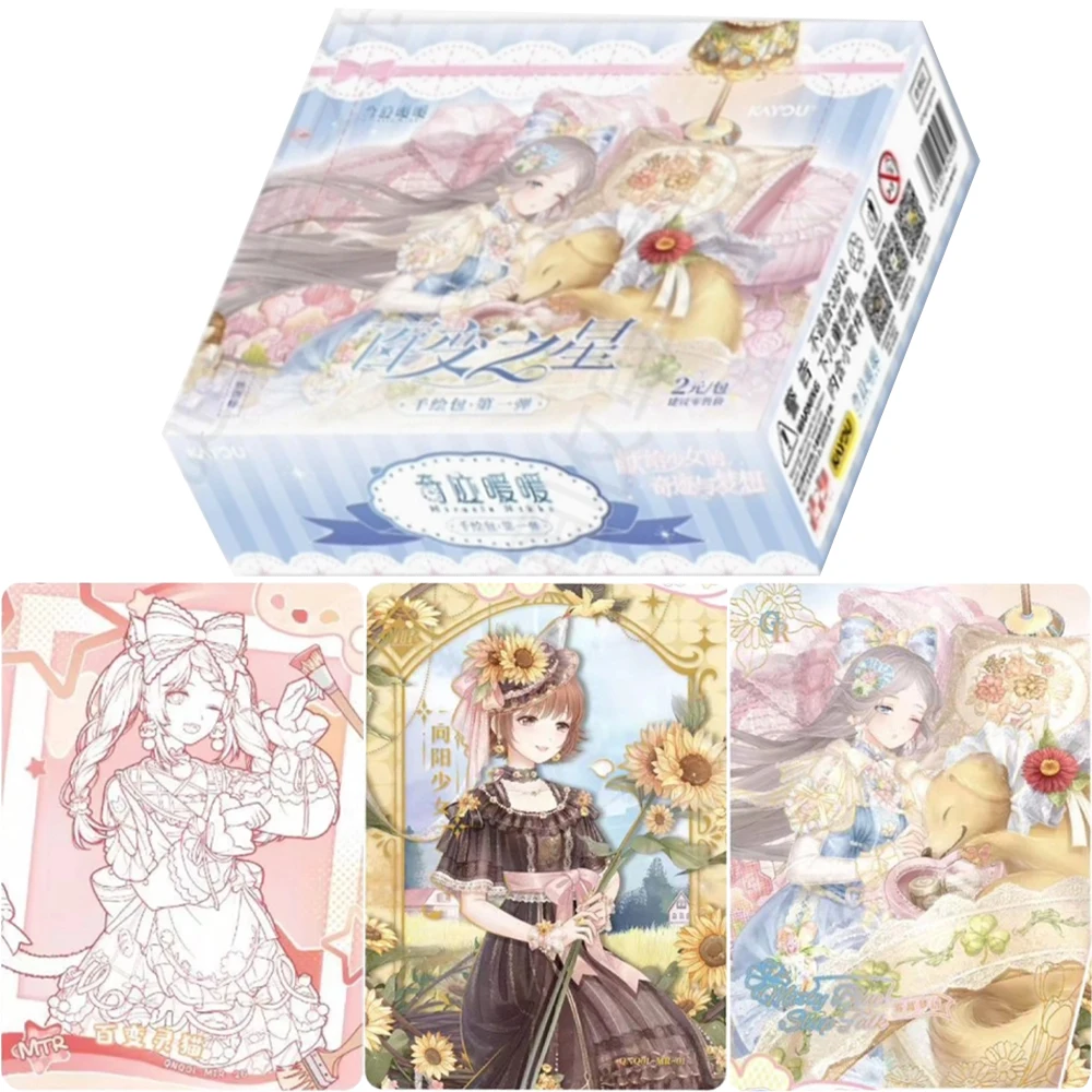 

KAYOU Genuine Miracle Nikki Cards Variety Star Thousand Painting Pack Beautiful Clothes Anime Collection Cards Toys Gifts