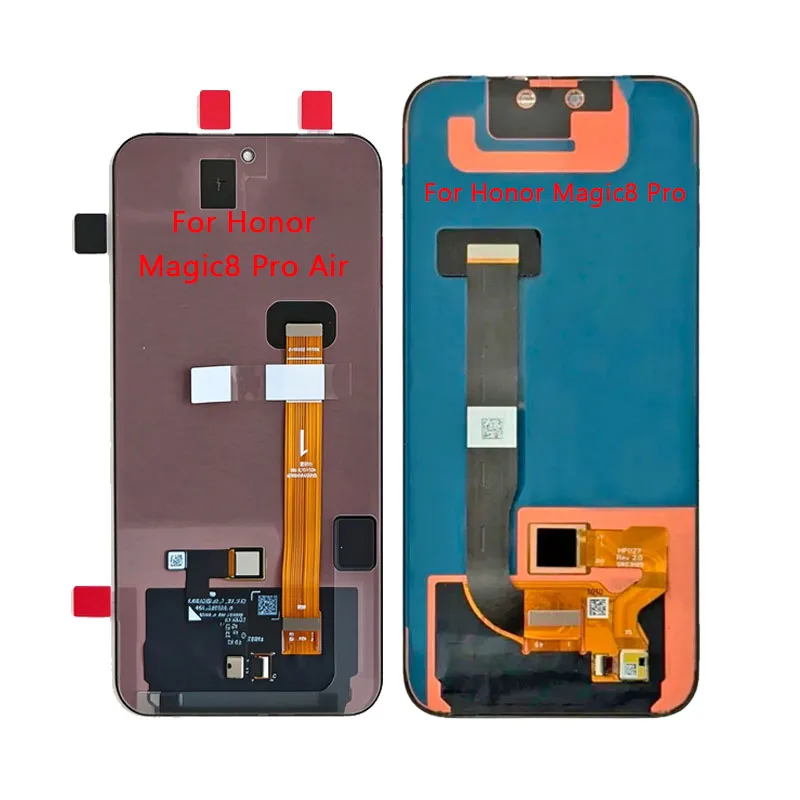 Orig LTPO OLED For Honor Magic8 8Pro Air LCD Display Touch Screen Digitizer For Magic8 Pro BKQ-N49, AN90,AN10 LCD Assembly Parts