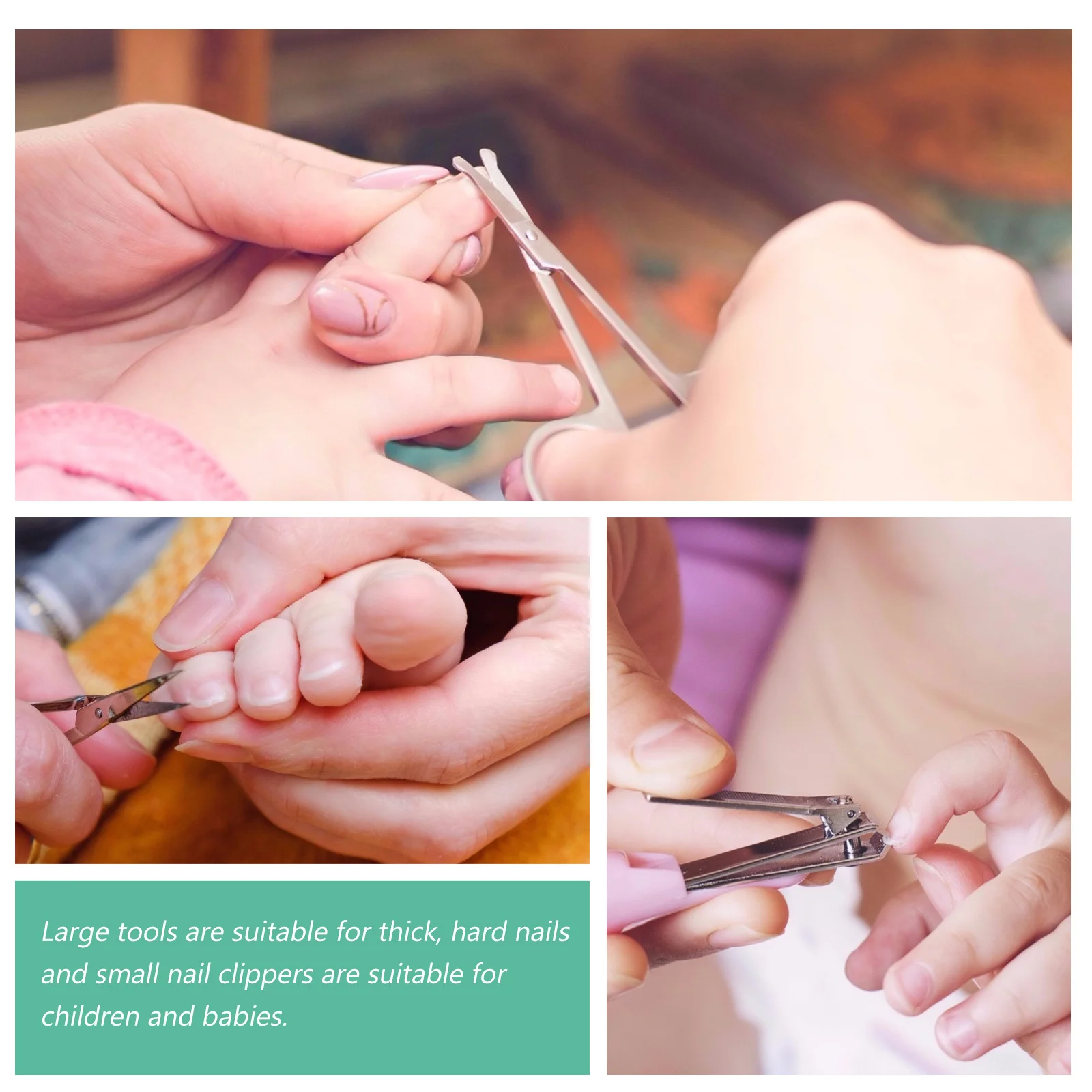 مجموعة أدوات تجميل الأظافر الاحترافية مكونة من 26 قطعة للأظافر الصلبة السميكة مجموعة أدوات باديكير للسفر المدمجة #4