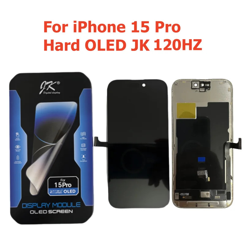 Soft Hard OLED For iPhone 15 Pro Max 16 16E 15Plus Display 3D Touch Digitizer Assembly For iPhone 15 Pro Screen Repair Parts