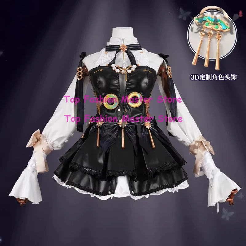

Zenless Zone Zero Astra Yao Cosplay Costume Crystal Light Punk Lolita Dress Halloween Party Outfit