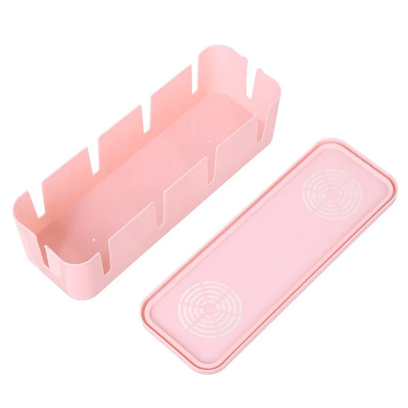 أحدث صندوق تخزين الكابلات المقبس مرتب منظم إدارة الأسلاك خط الشبكة حقيبة للتخزين حاوية غرفة المنزل الآمنة