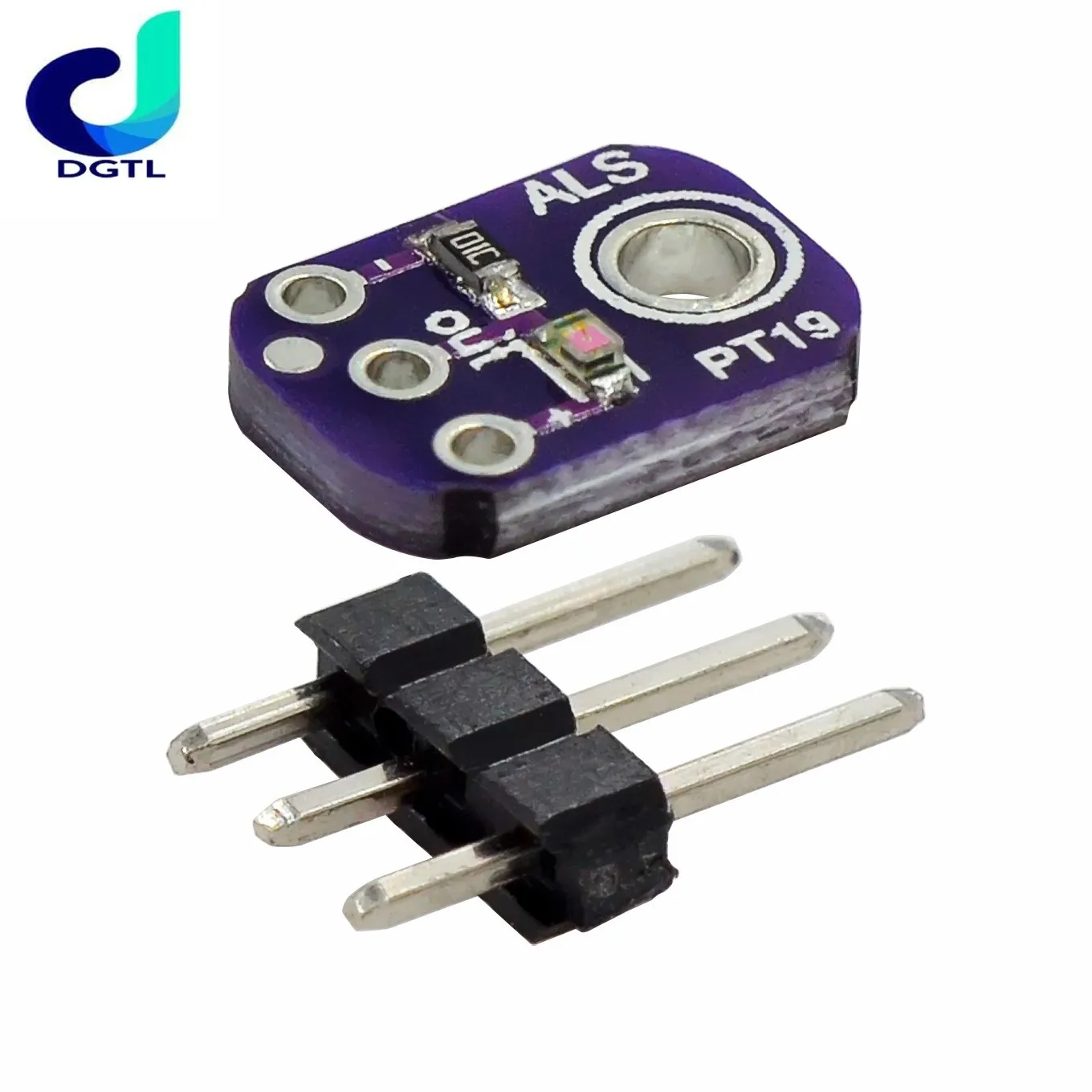 ALS-PT19 Analog Light Sensor Module High Dynamic Range Light Sensor Breakout Board For Arduino 2.5V-5.5V Light UV Sensor Module