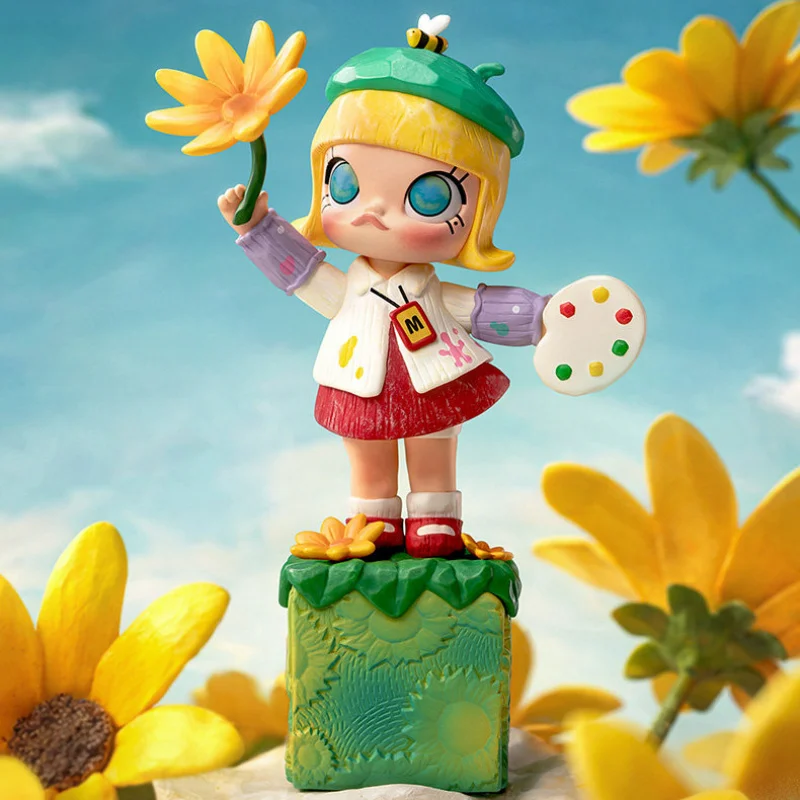 

POP MART MOLLY Scenery Along The Way 20th Anniversary Series Blind Box Mystery Box Toys Cute Action Anime Figure Model Gift