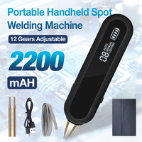 New 12 Gears Adjustable Spot Welder Portable Handheld Spot Welding Machine USB Charging AUTO & Manual Welding Modes DIY Tools