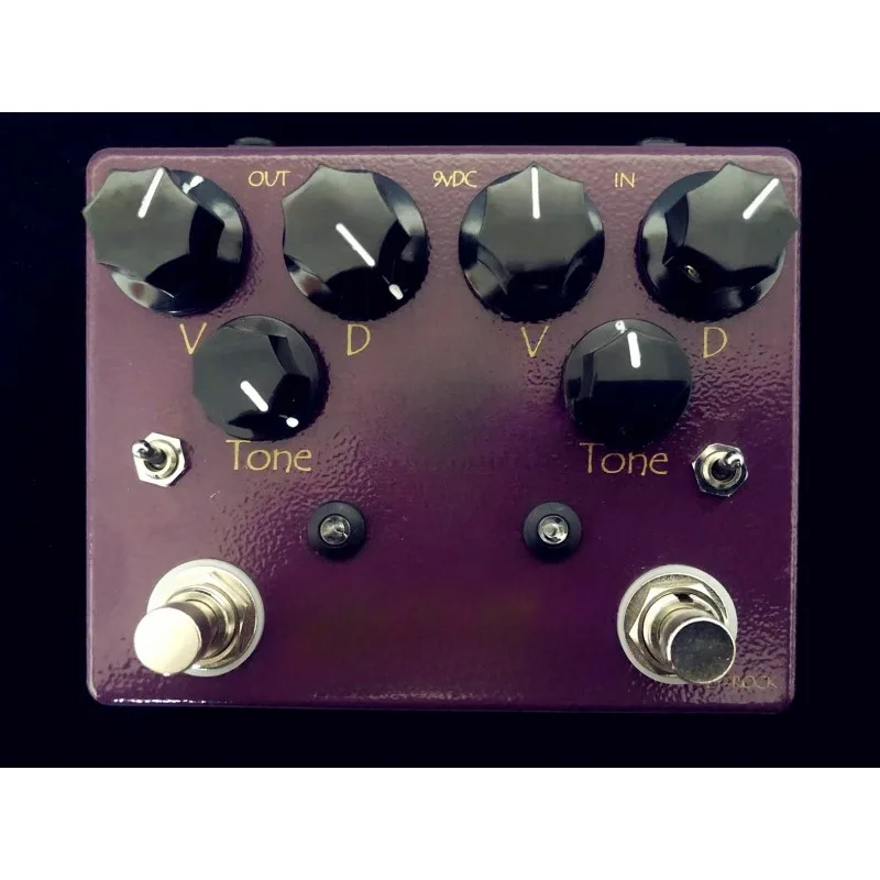 Tone Clone Max Config Dual Overdrive Guitar Effect Pedal Both Sides High Gain