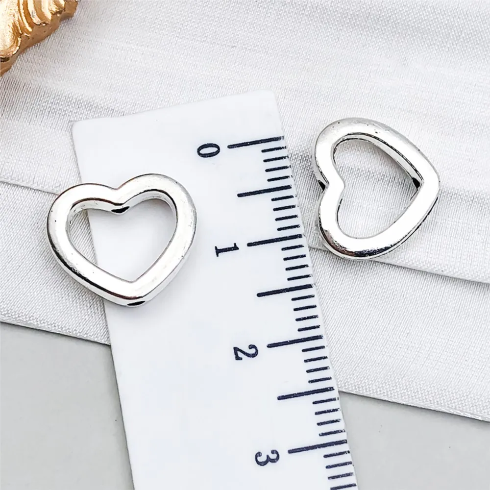 50pcs Star Bead Frames Double Hole Frames for DIY Jewellery Making